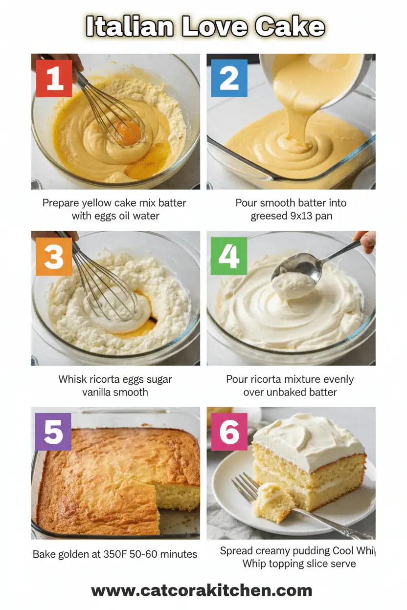 Italian love cake How to Make 