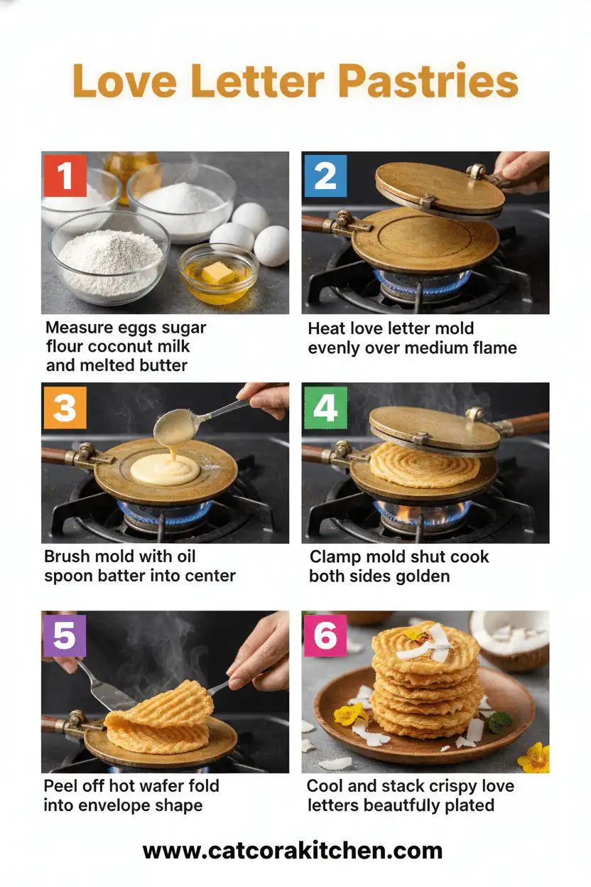 Love letter pastries How to Make 