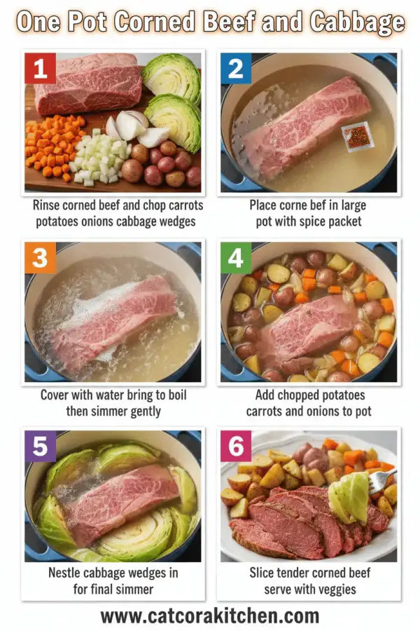 One pot corned beef and cabbage How to Make 