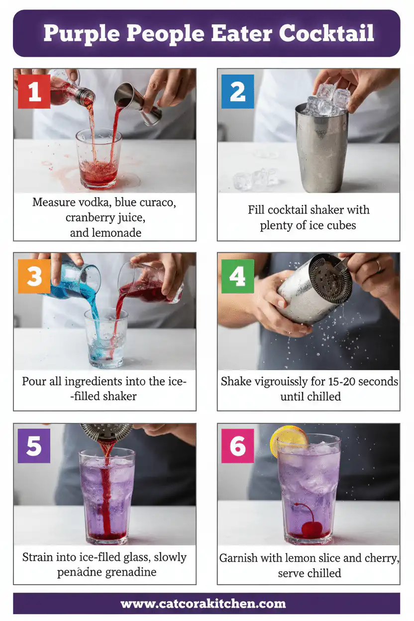 Purple people eater cocktail How to Make 