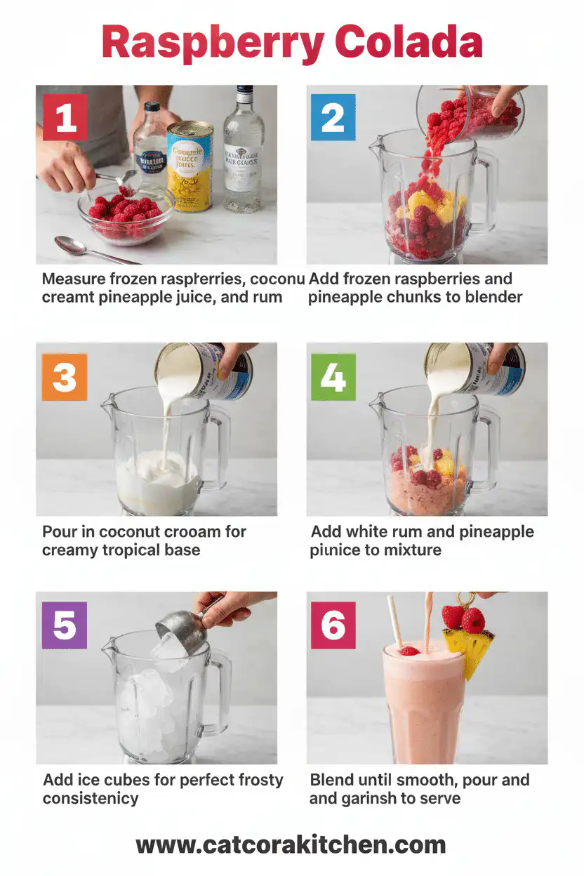 Raspberry colada how to make