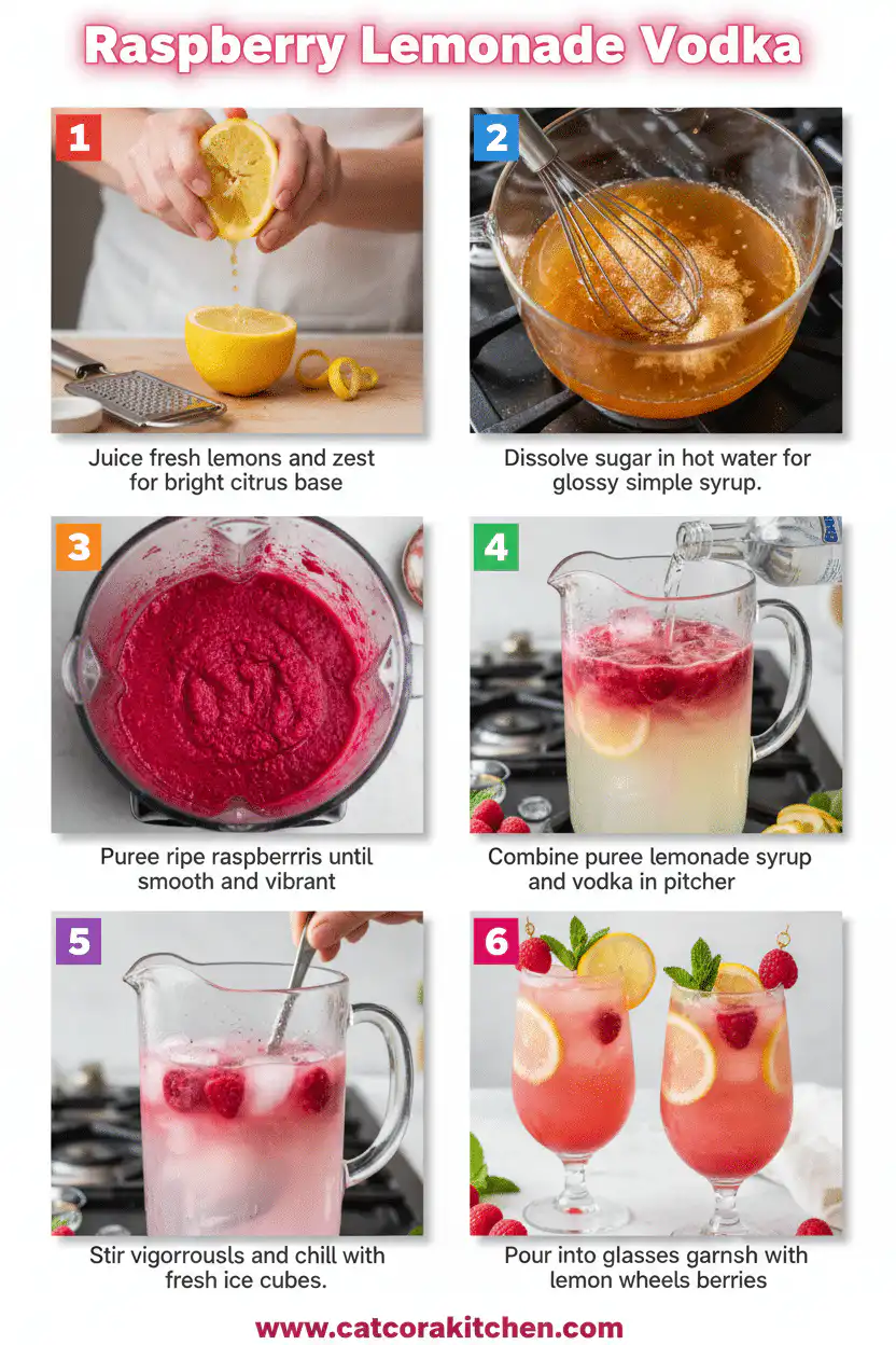 Raspberry Lemonade Vodka How to Make 