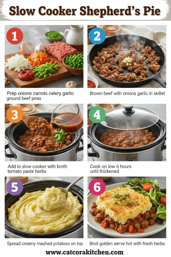 Slow cooker Shepherd's Pie How to Make 