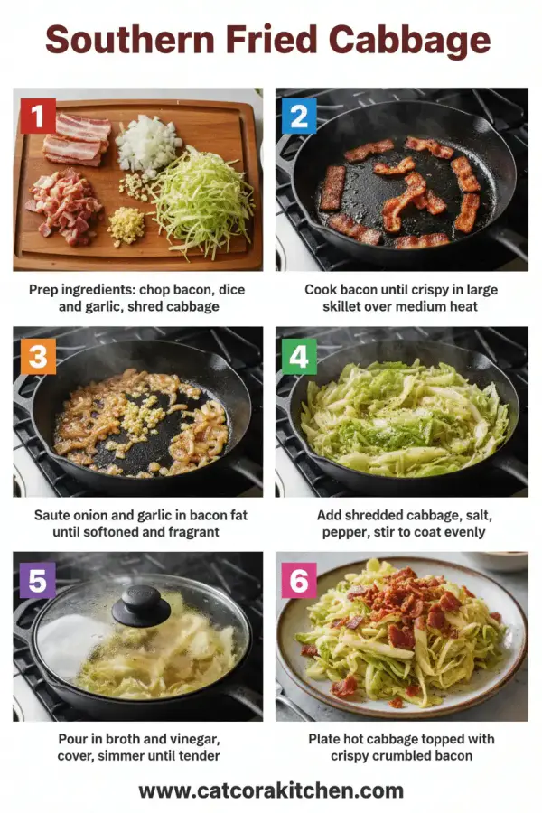 Southern fried cabbage how to make