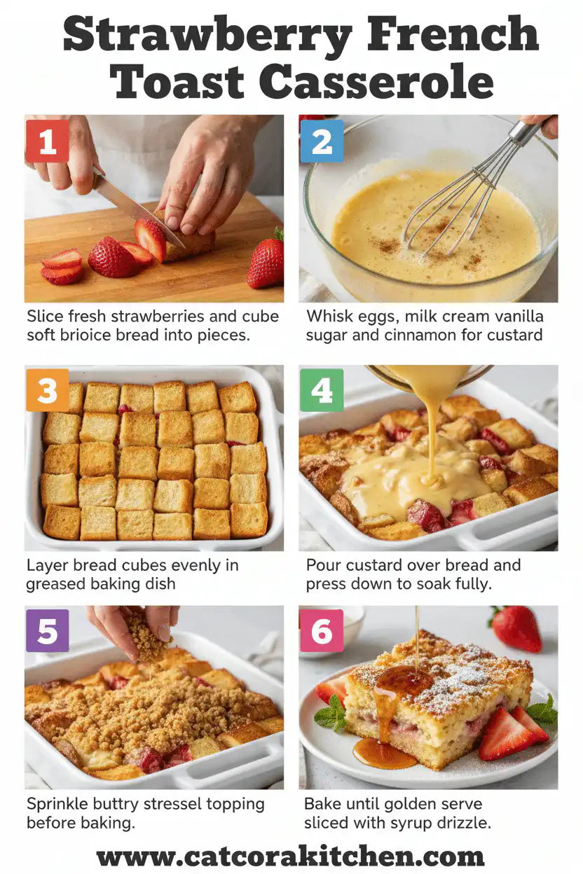 Strawberry French Toast Casserole How to Make 