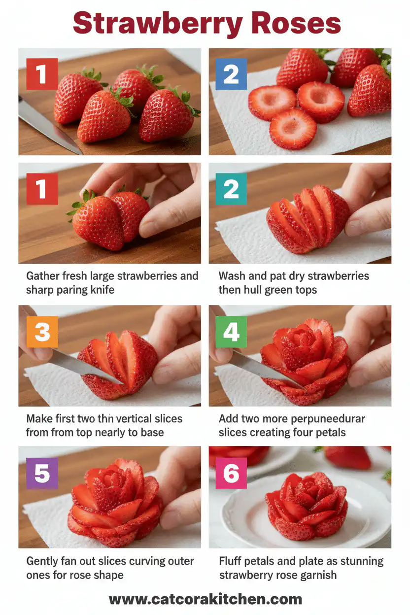 Strawberry Roses How to Make 