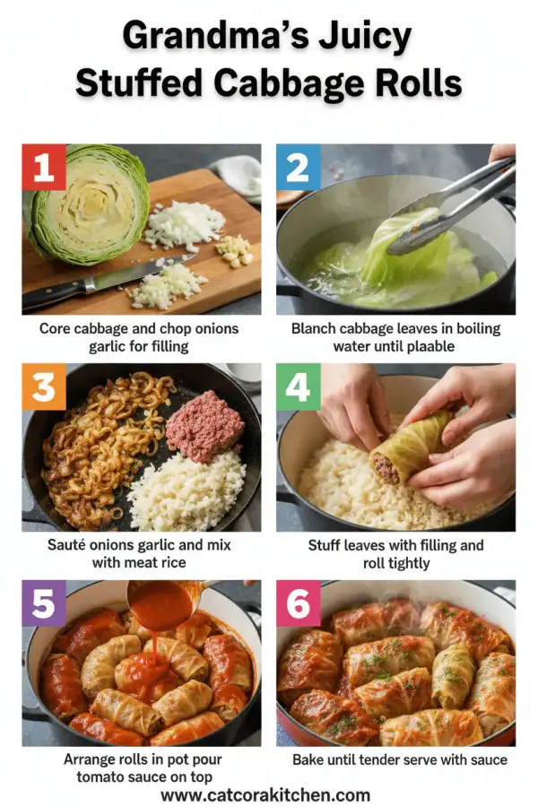 Stuffed cabbage rolls How to Make 
