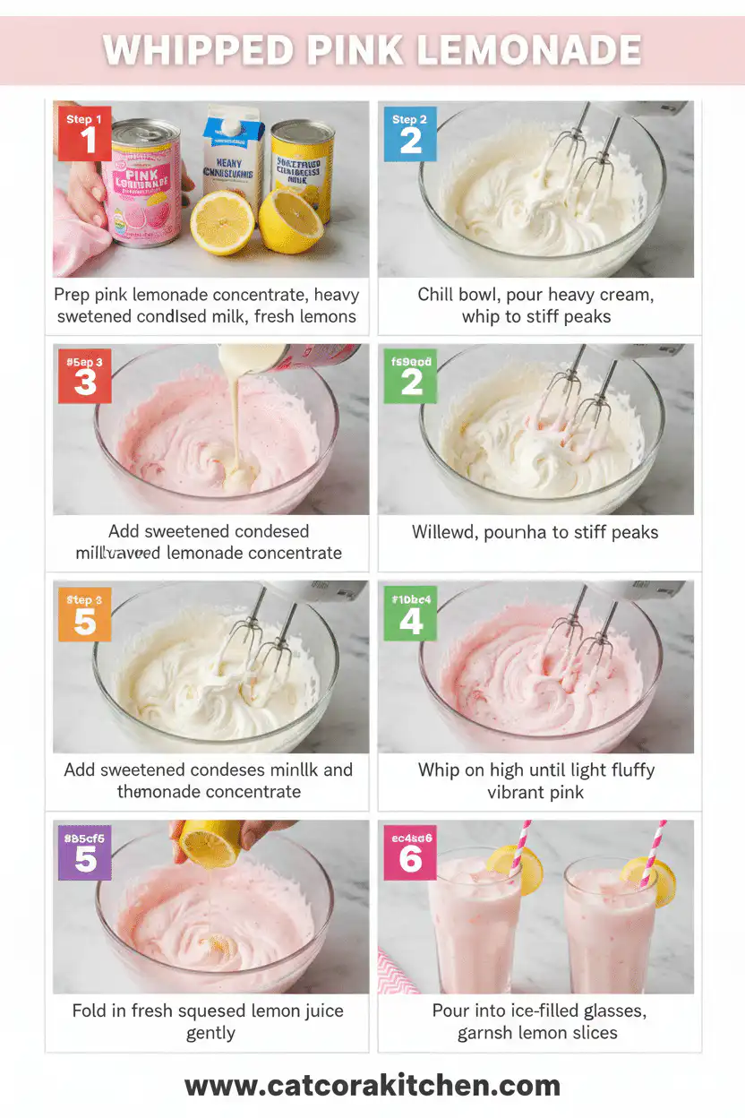 Whipped pink lemonade how to make