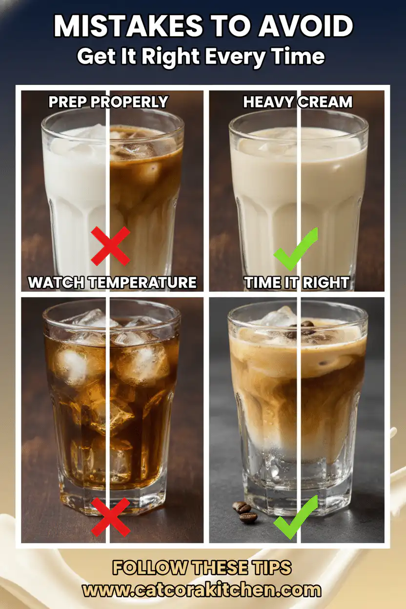 White Russian cocktail common mistakes