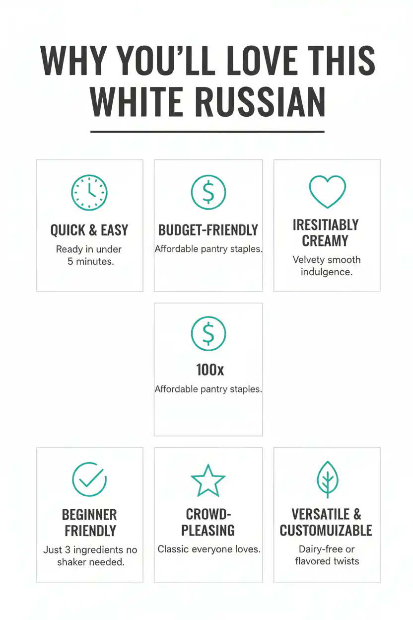 Why you'll love White Russian cocktail