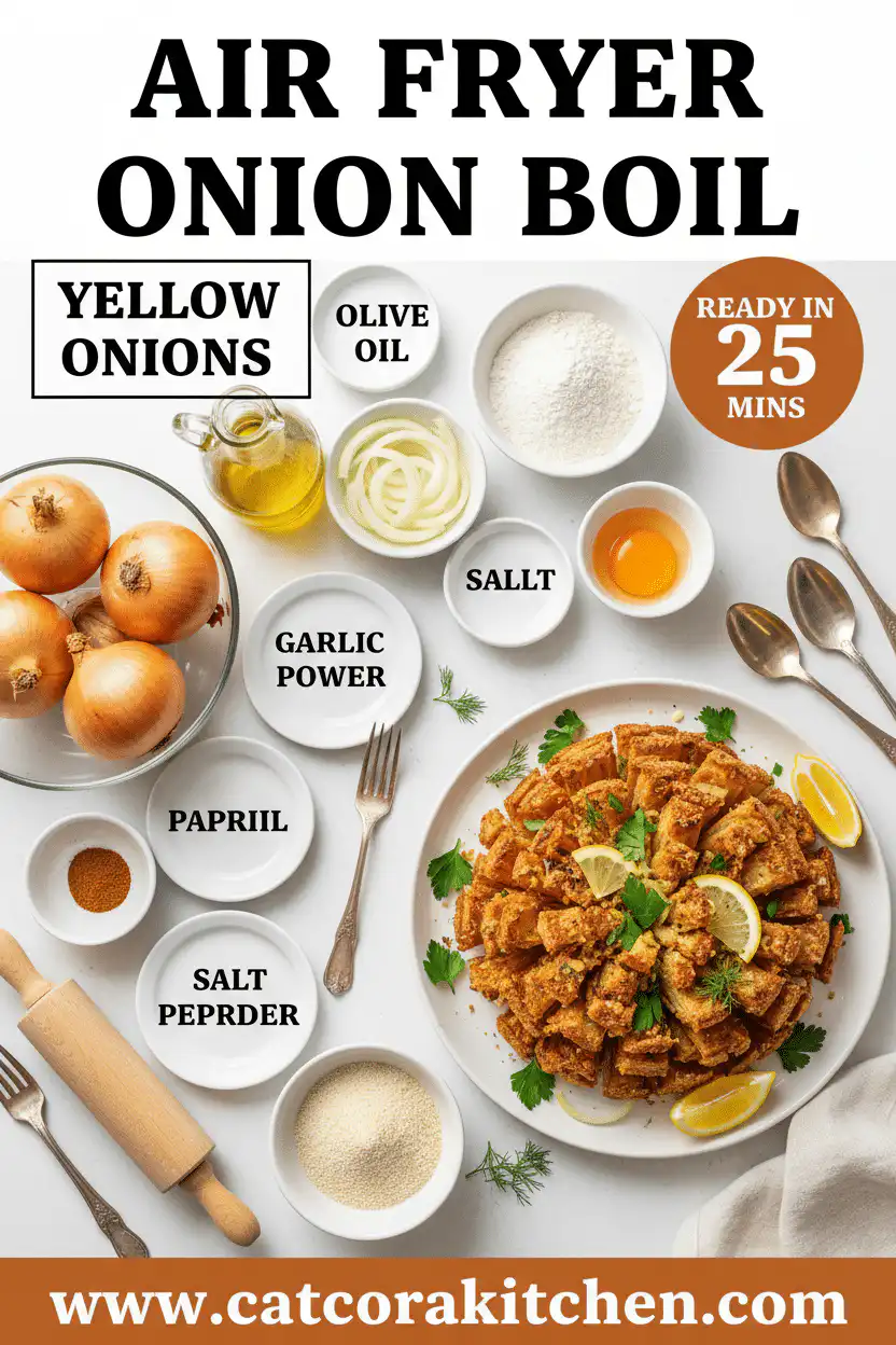 Air fryer onion boil ingredients