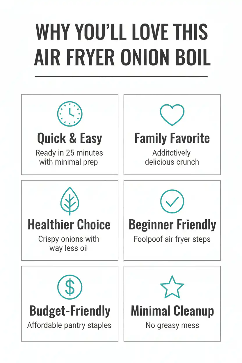 Why you'll love air fryer onion boil