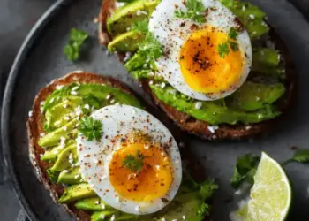 avocado and egg toast