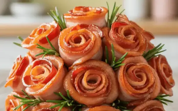 bacon roses