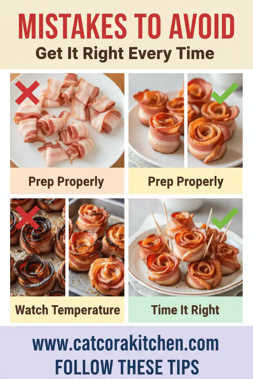 Bacon roses common mistakes