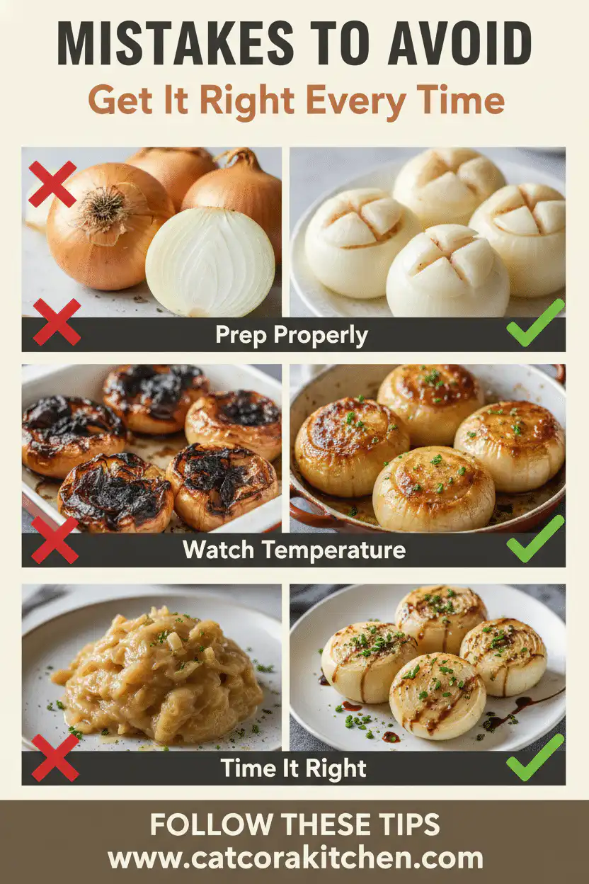Baked onions common mistakes