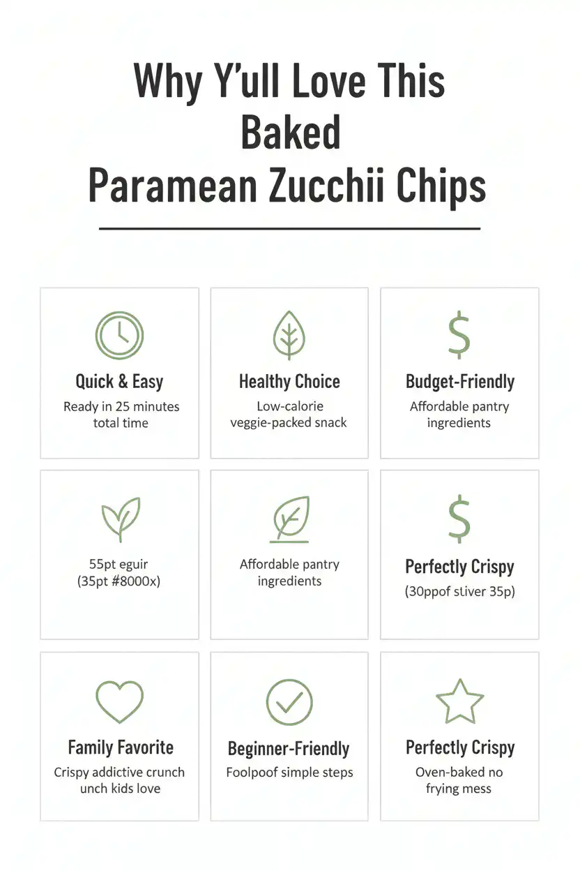 Why you'll love baked parmesan zucchini chips