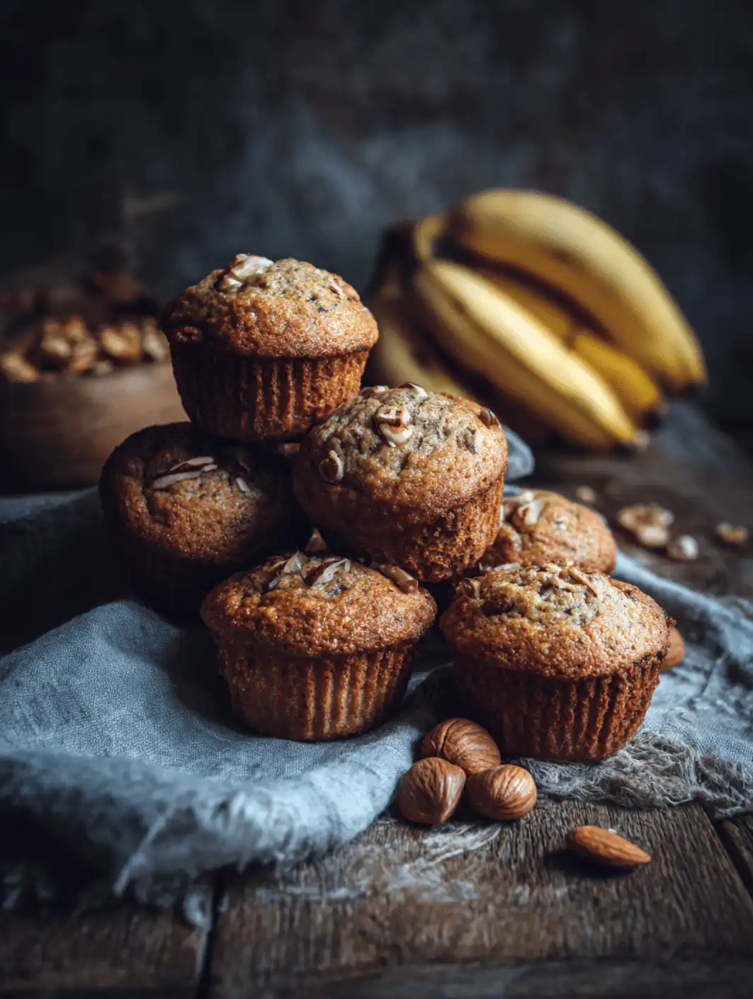 Banana Nut Muffins – Moist & Easy Homemade Recipe