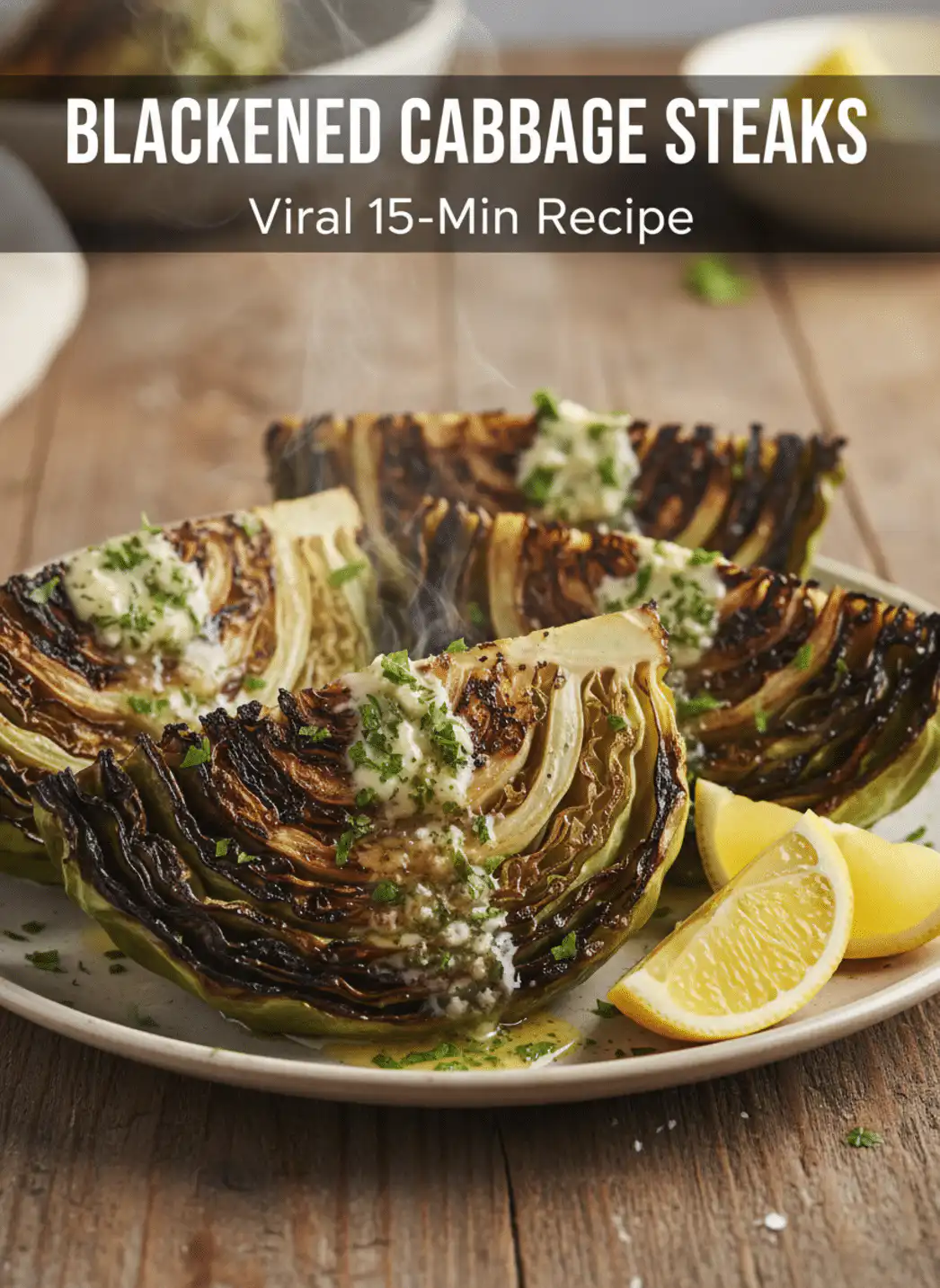 Blackened Cabbage Steaks: Spicy Cajun Grilled Recipe