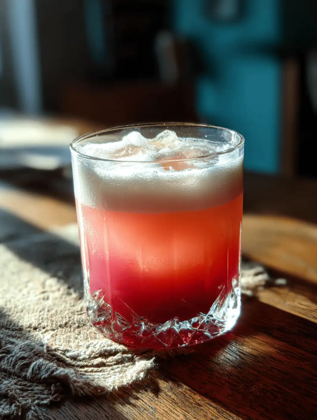 Blueberry Pineapple Tequila Sour – Tropical Fruity Cocktail