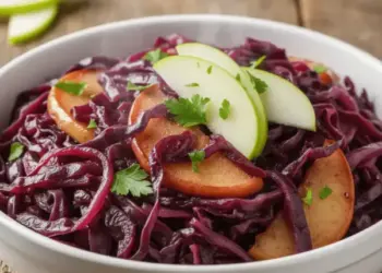 braised red cabbage
