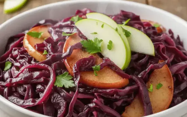 braised red cabbage