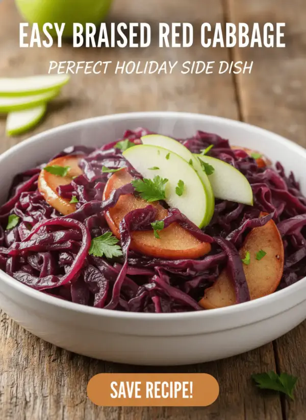 Braised Red Cabbage with Wine: Elegant French-Style Side