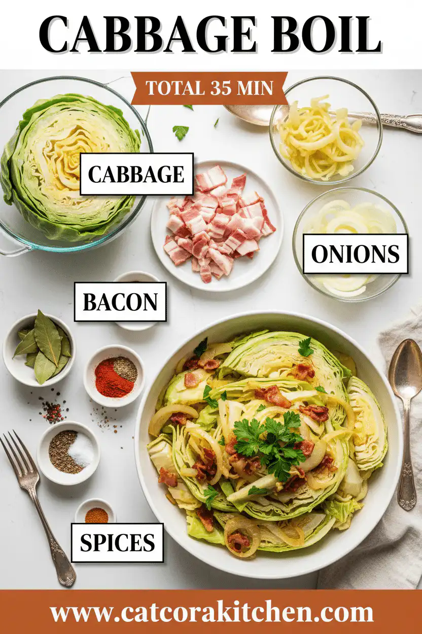Cabbage boil ingredients