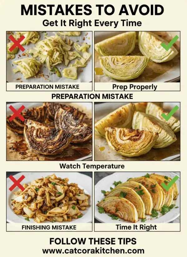 Cabbage in the oven common mistakes