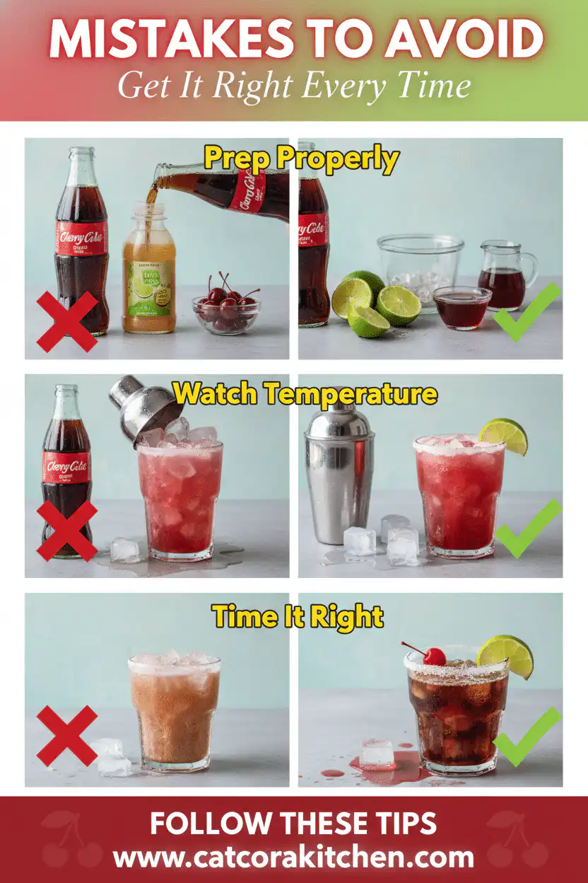 Cherry coke margarita common mistakes