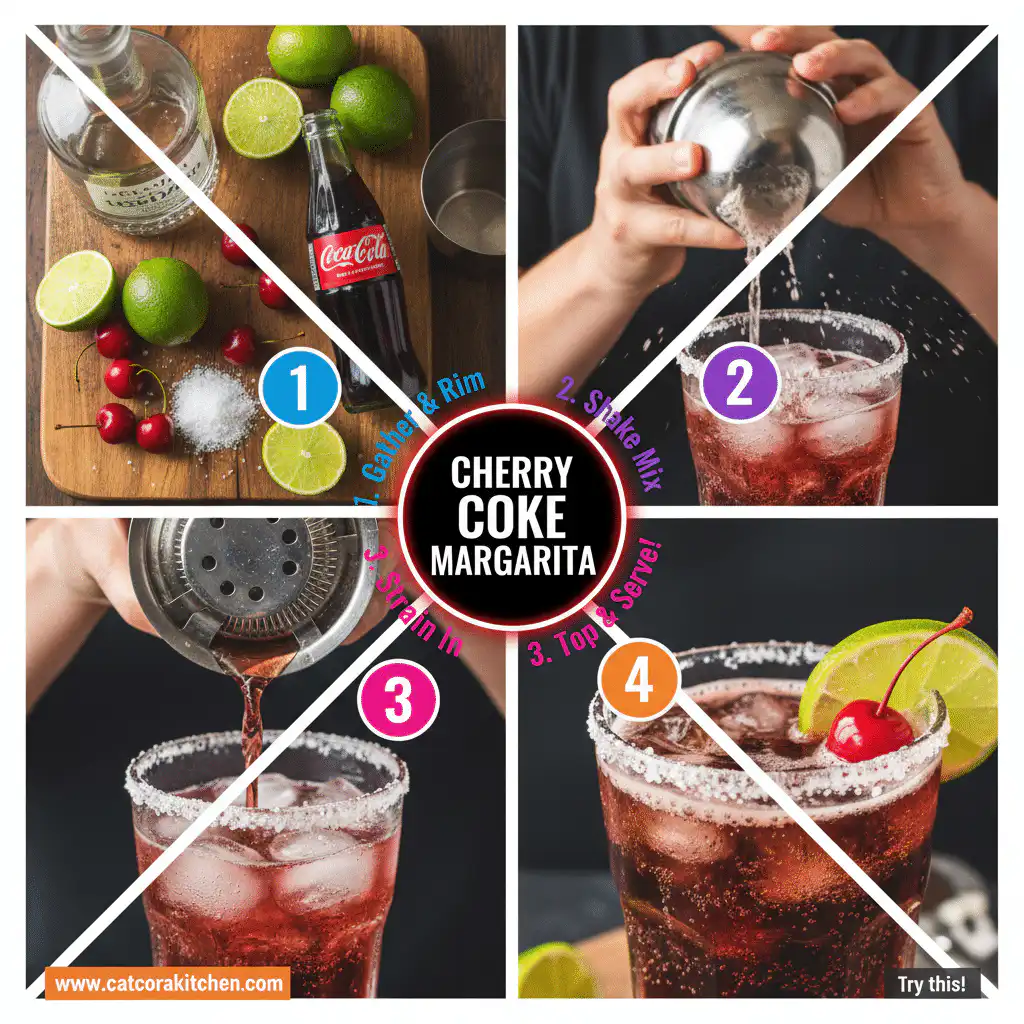 card recipe ingredients and instructions cherry coke margarita