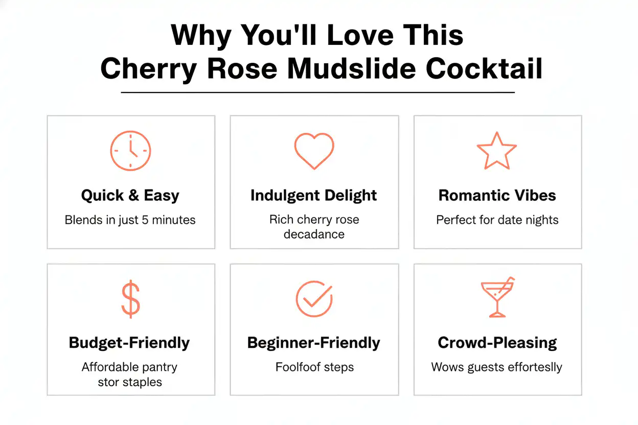 Why you'll love cherry rose mudslide cocktail