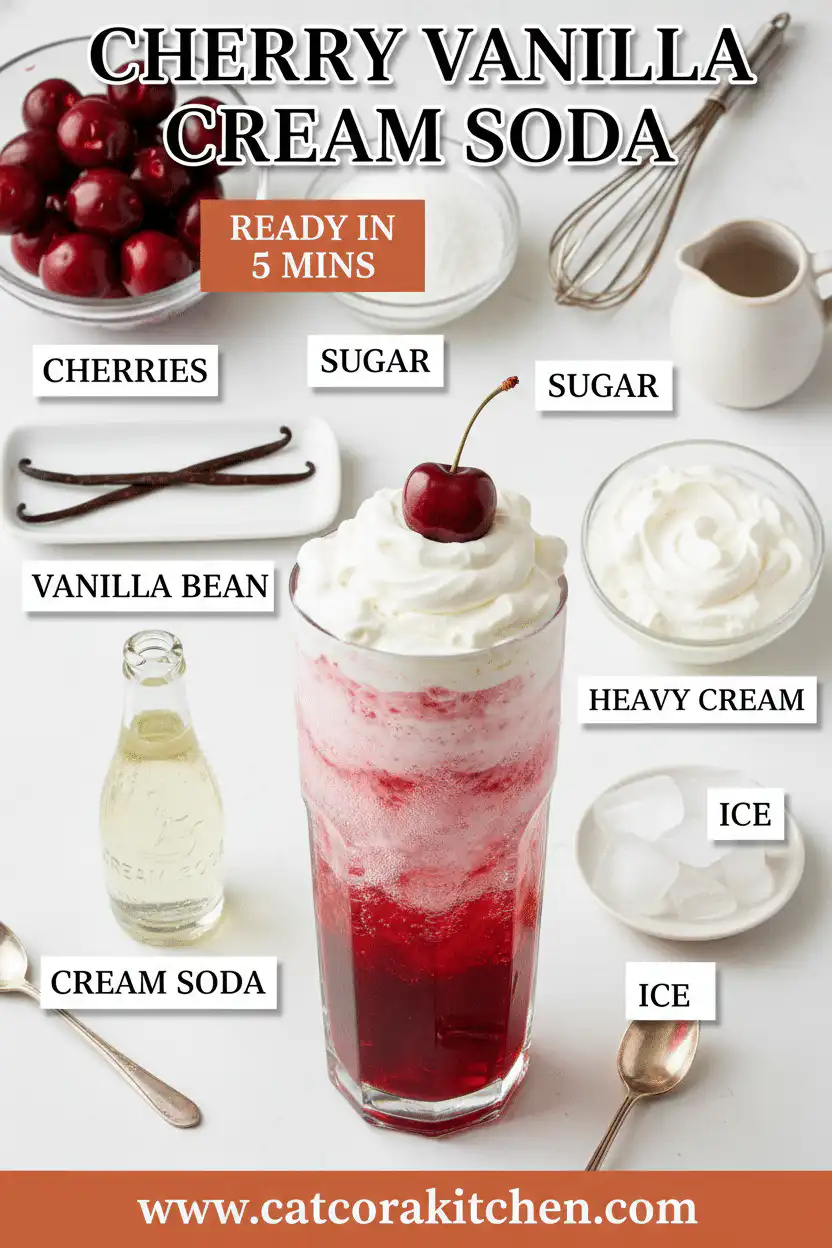 Cherry vanilla cream soda ingredients