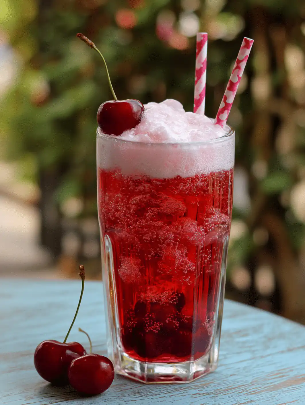 Cherry Vanilla Cream Soda – Easy Kids Party Mocktail