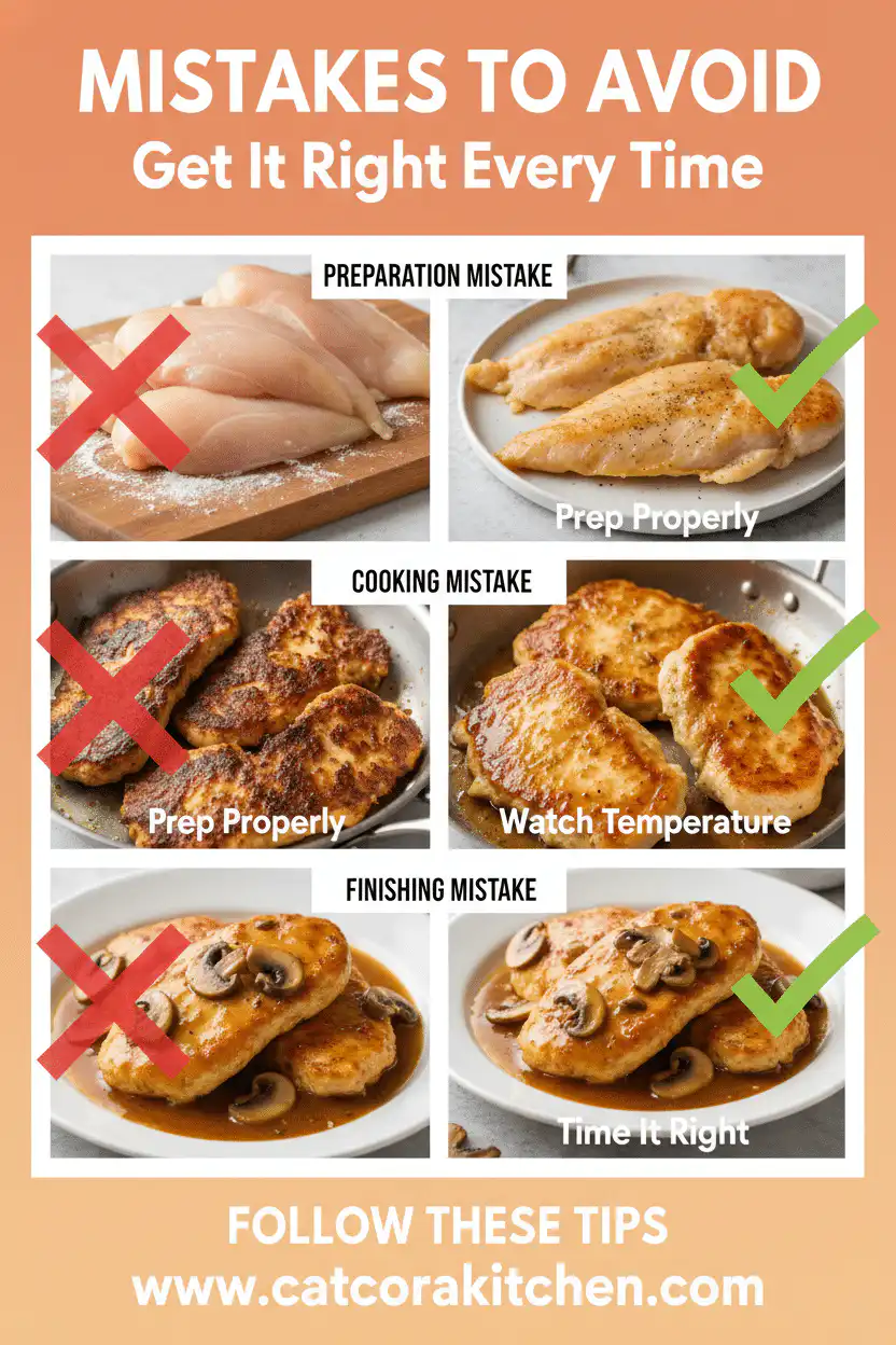 Chicken Marsala common mistakes