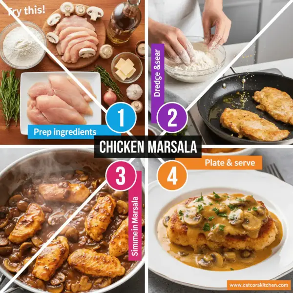 card recipe ingredients and instructions chicken Marsala
