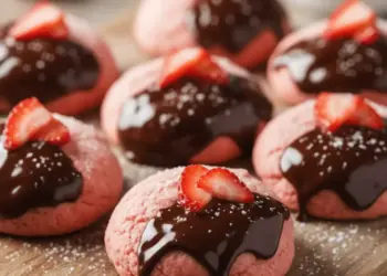 chocolate covered strawberry cookies