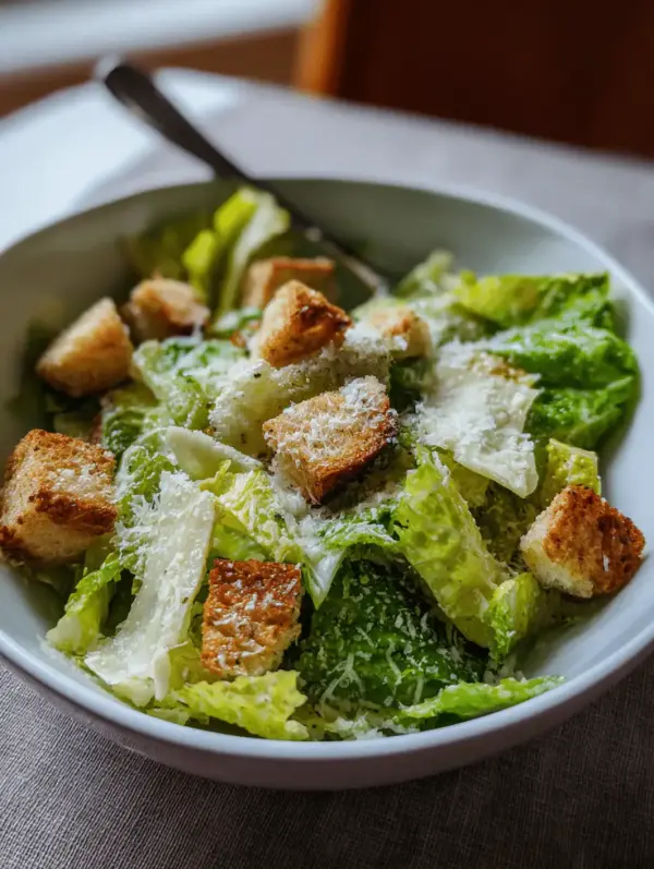 Classic Caesar Salad – Homemade Dressing from Scratch