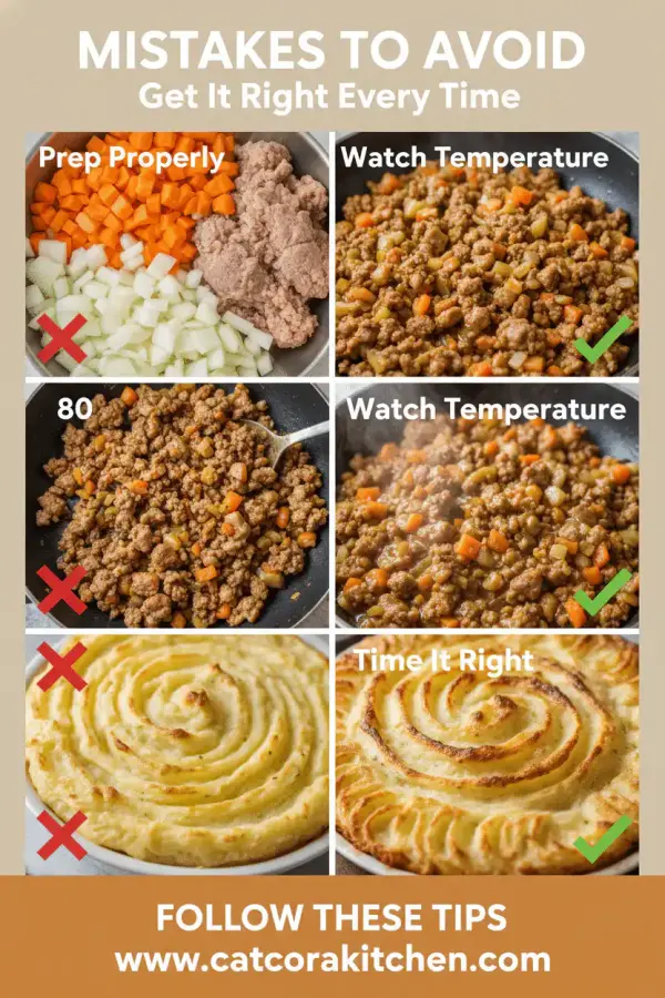 Classic Irish Shepherd's Pie common mistakes
