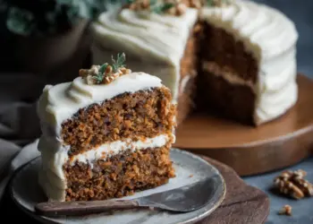 classic carrot cake with cream cheese frosting
