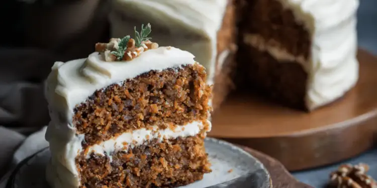 classic carrot cake with cream cheese frosting
