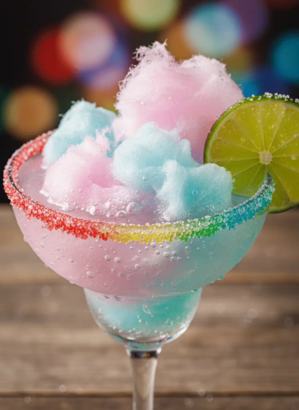 Cotton Candy Margarita – Sweet Fun Tequila Cocktail Recipe