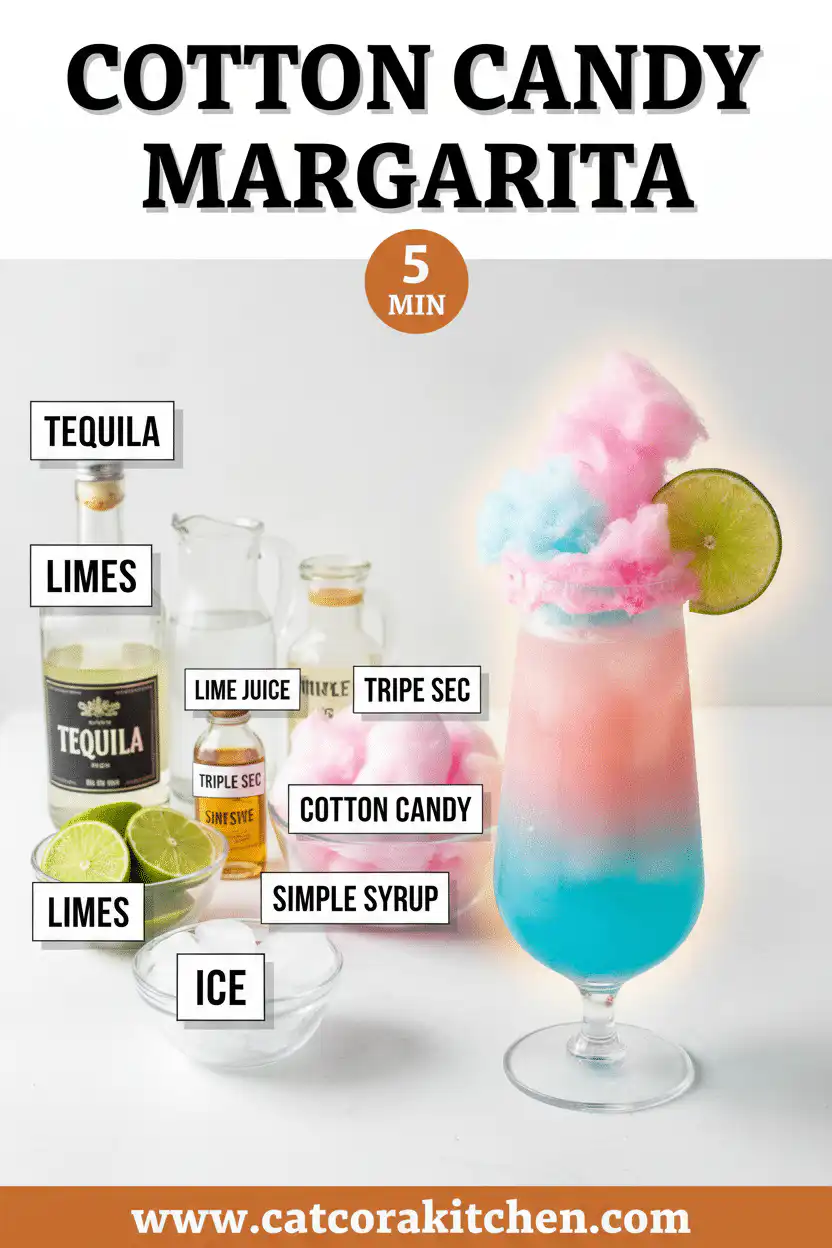 Cotton candy margarita ingredients