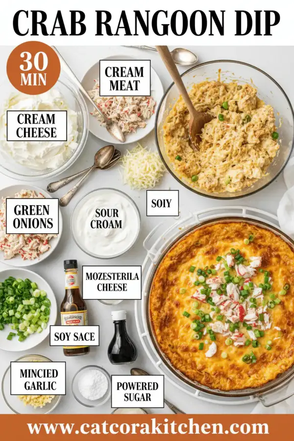 Crab rangoon dip ingredients
