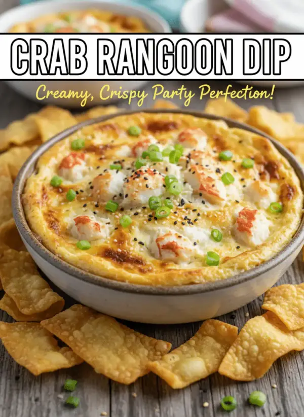 Crab Rangoon Dip (Creamy Hot Appetizer Recipe)