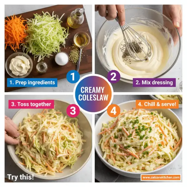 card recipe ingredients and instructions creamy coleslaw