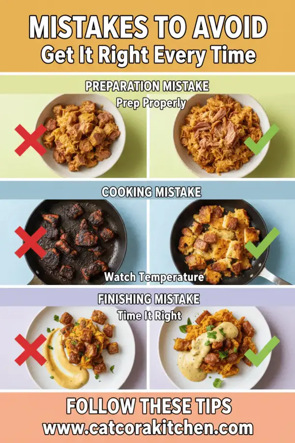 Crispy Corned Beef with Dijon Peppercorn Crust common mistakes