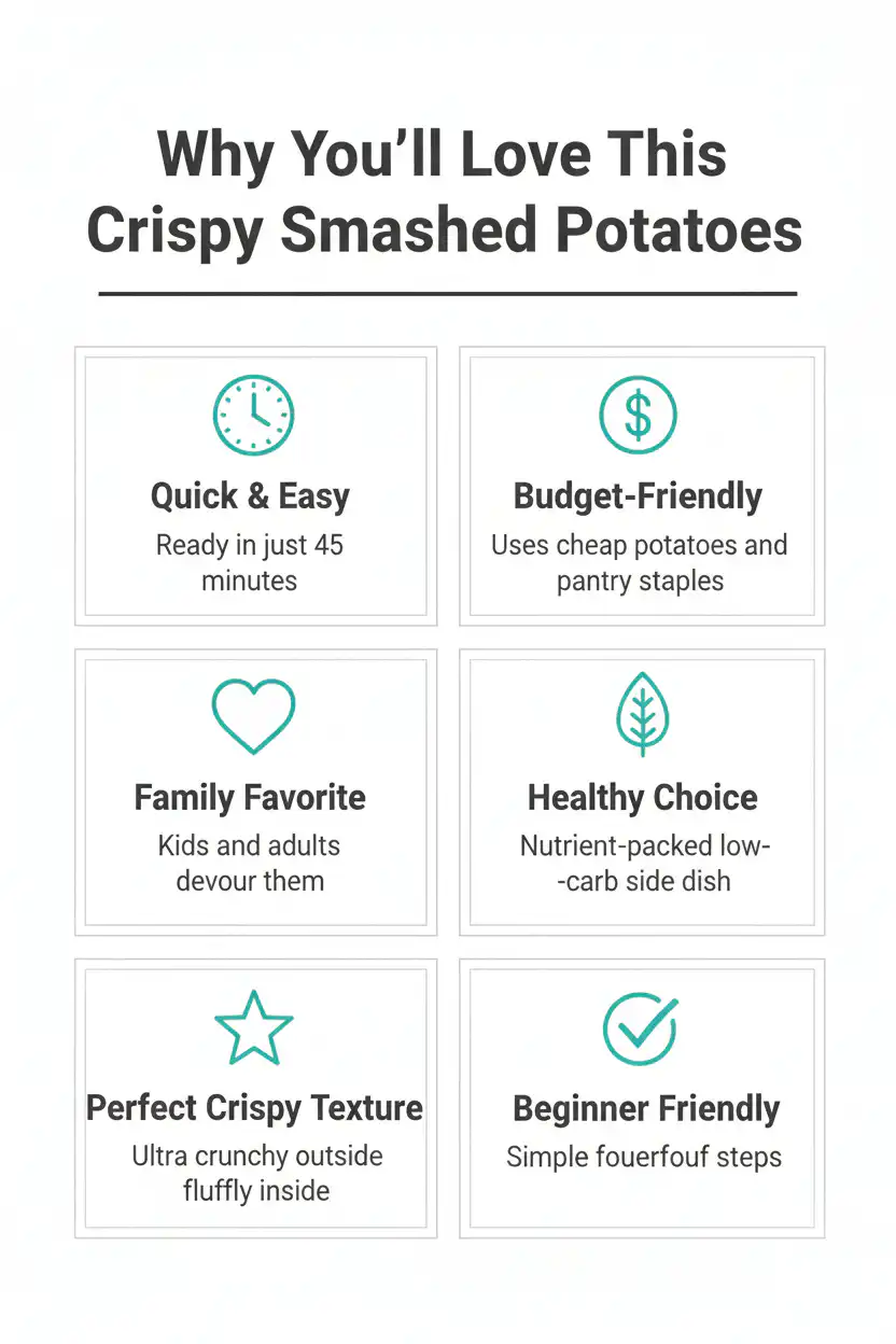 Why you'll love crispy smashed potatoes