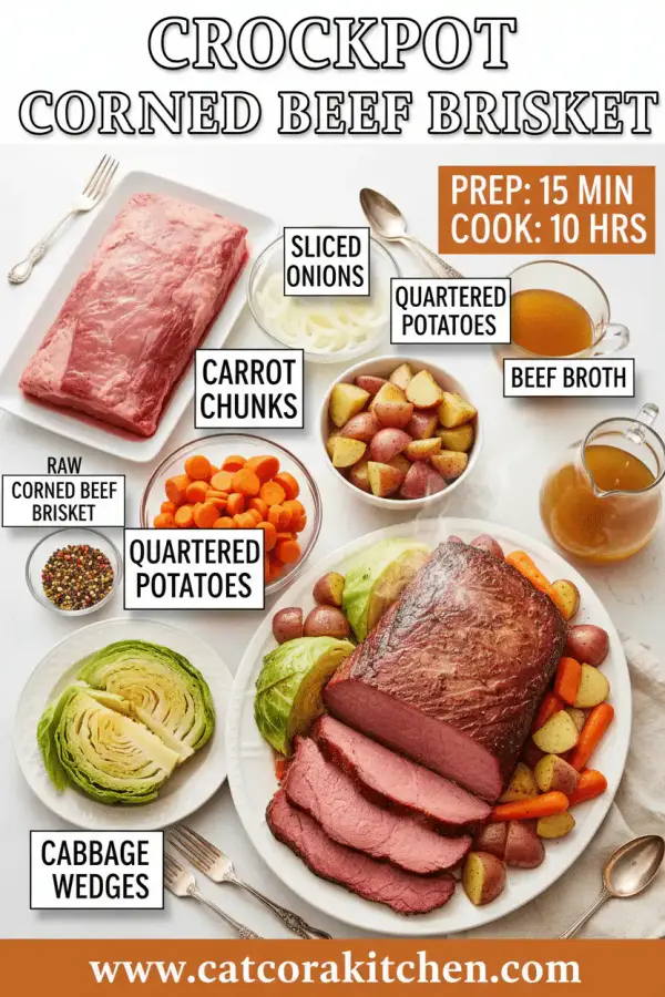 Crockpot corned beef brisket ingredients
