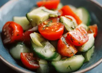 cucumber tomato avocado salad